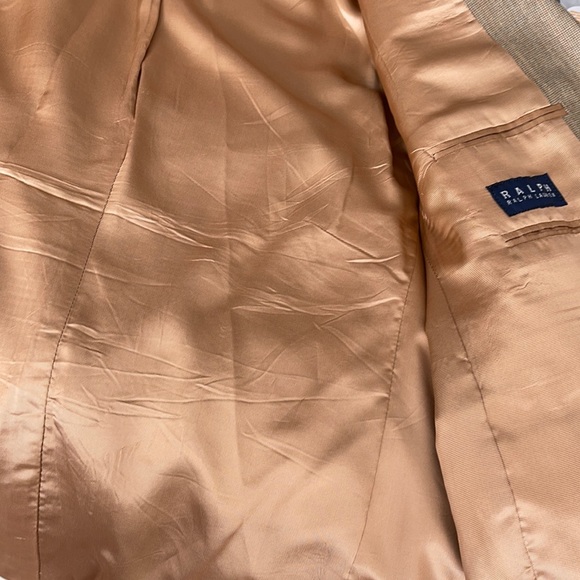 Ralph Lauren Plaid Silk/Wool 2 Button Suit Jacket - Picture 10 of 12